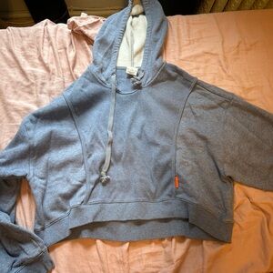 Nike Light Blue Hoodie with Drawstring